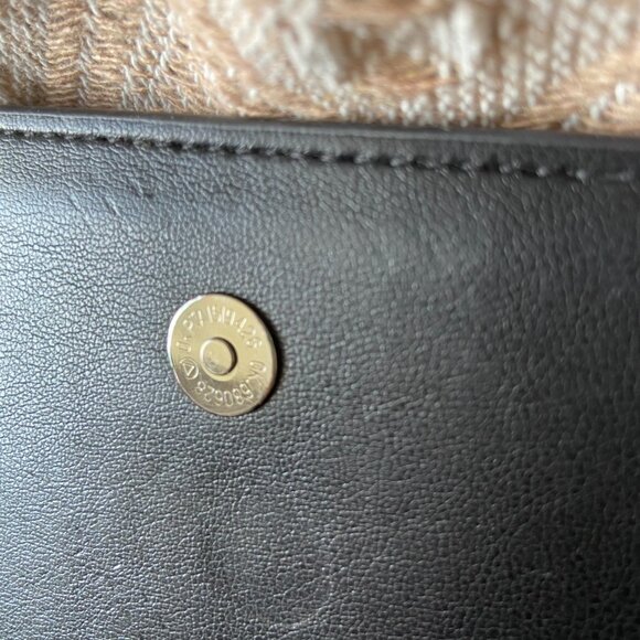 Tory Burch Fleming Black Matte Shoulder Bag - Picture 4 of 8